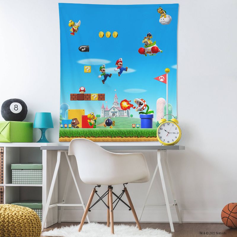 Nintendo Super Mario Kids&#39; Tapestry - RoomMates, 4 of 6