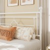 Allewie Metal Platform Bed Frame with Victorian Vintage Headboard and Footboard/Mattress Foundation/Under Bed Storage/No Box Spring Needed/Noise-Free/Easy Assembly - 4 of 4