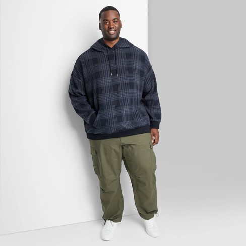 Flannel discount hoodie target