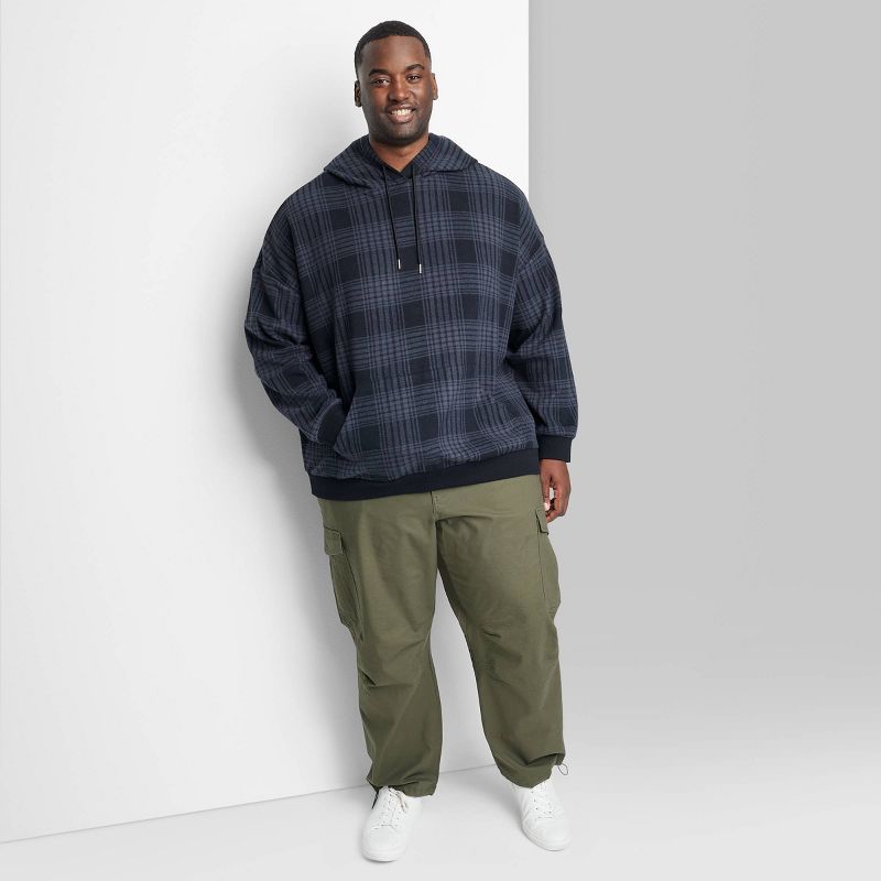 Men&#39;s Regular Fit Hooded Pullover Sweatshirt - Original Use&#8482; Black, 1 of 4