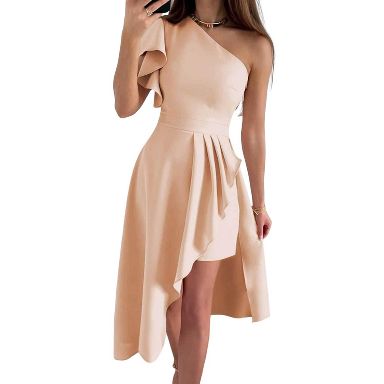 long casual dresses for women Glamorous Long Dark Green Mermaid Strapless Satin Beading Prom Evening Dresses with Slit main image 0