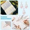 Unique Bargains Metal Decorative Cute Guitar Shape Paper Clip Clamp for Home Office Supplies 60 Pcs - 3 of 4