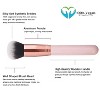 Makeup Brush Set 16 Pcs with 1 Eyebrow Razor Premium Synthetic Foundation Powder - 4 of 4