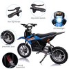 36V Ride On Dirt Bike for Kids,Fast Speed Electric Powered Off-Road Motorcycle,15.5MPH,Led Light,Leather Seat,Disc Brake,Air-Filled Tires,Black - 2 of 4