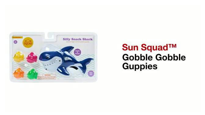 Silly Snack Shark Pool Toy 5 Piece - Sun Squad&#8482;, 2 of 5, play video