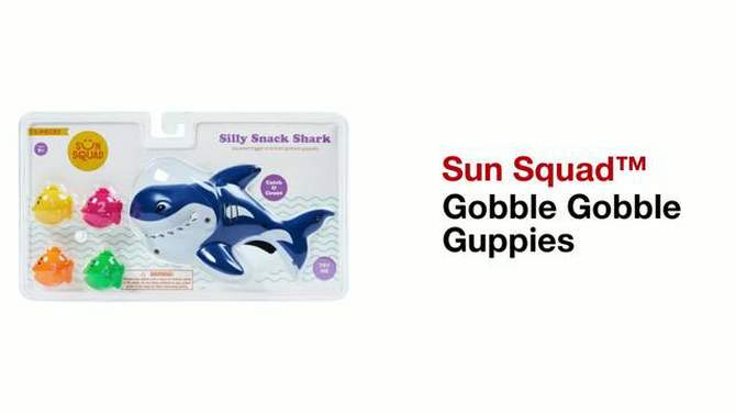 Silly Snack Shark Pool Toy 5 Piece - Sun Squad&#8482;, 2 of 5, play video