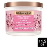 Beloved Cherry Blossom & Tea Rose 2 Wick Candle - 11.2oz