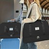 Luupatchy Three-dimensional Diamond Patterned Travel Bag, Dry Wet Separation , for Travel, Fitness Yoga, Weekend Tote Overnight Bag - 4 of 4