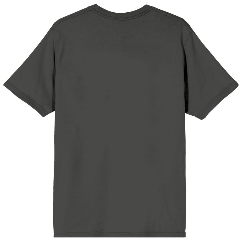 Fallout Vault Boy Thumbs Up Men's Charcoal Big & Tall T-shirt, 3 of 4