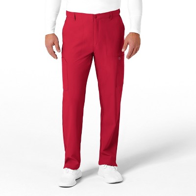 Wink W123 Men's Flat Front Cargo Scrub Pant