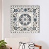 29" x 29" Suzani Print on Planked Wood Wall Sign Panel Blue - Gallery 57: Modern Art for Home, Office Decor - 3 of 4