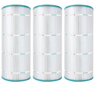 Hurricane 3 Pack HF9410-01 Advanced Pool Filter Cartridge for PAP100-4, Unicel C-9410, Filbur FC-0686, Predator 100, Pentair Clean & Clear 100 - 1 of 4
