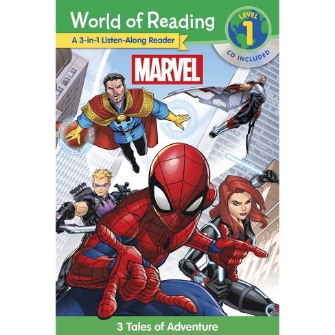 World of Reading Marvel 3-In-1 Listen-Along Reader - (World of Reading:  Level 1)(Mixed media product) - by Spiderman