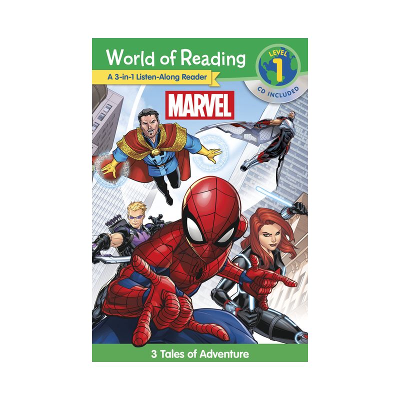 World of Reading Marvel 3-In-1 Listen-Along Reader - (World of Reading: Level 1)(Mixed media product) - by Spiderman, 1 of 2