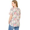 Woman Within Plus Size Criss Cross Tee - 3 of 4