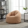 Bedding Bean Bag Sofa Chair High Pressure Foam Bean Bag Chair Adult Material with Padded Foam Padding Compressed Bean Bag With Footrest - 2 of 4