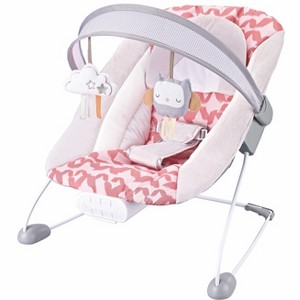 BabyBond Baby Swing, Compact Portable Baby Bouncer with Removable Toy Bar, for Infant to Toddler (Pink) - 1 of 1