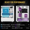 Scarlet Scope Tempered Glass Side Panel Pc Case - 2 of 4