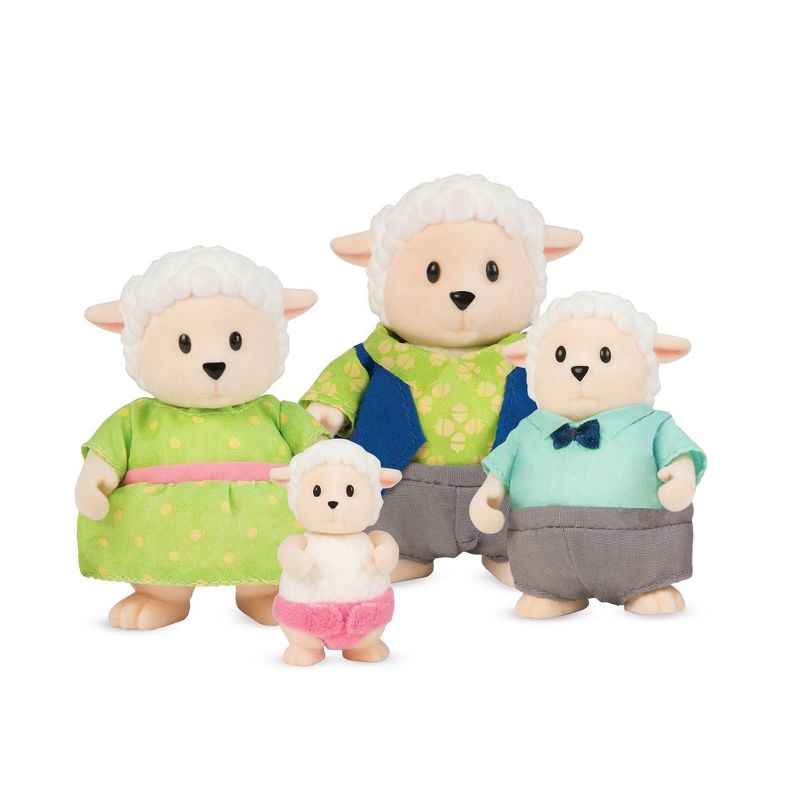 Li&#39;l Woodzeez Miniature Animal Figurine Set - Snipadoodles Sheep Family, 6 of 9