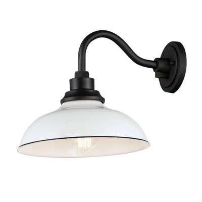 Maxim Lighting Granville 1 - Light Wall Light in  White/Black