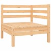 vidaXL 3 Piece Patio Lounge Set Solid Pinewood - 3 of 4