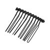 Unique Bargains No Slip Hair Side Combs Accessories Metal For All Hair Types 4 Pcs - 4 of 4
