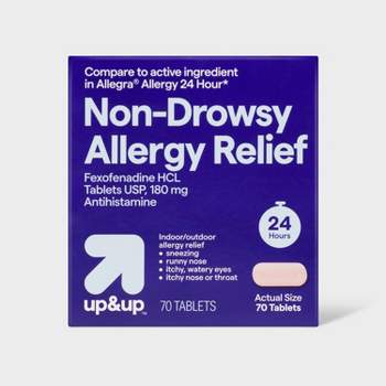 Fexofenadine Hydrochloride Allergy Relief Tablets - up & up™