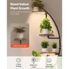 VEVOR Plant Stand Indoor with Grow Lights, 65.5 in Tall 7-Tiered Lighted Plant Shelf, 2 Pack Metal Corner Plants Holder, Black - 4 of 4