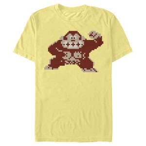 Men's Nintendo Donkey Kong Pixelated Pose T-Shirt - 1 of 3