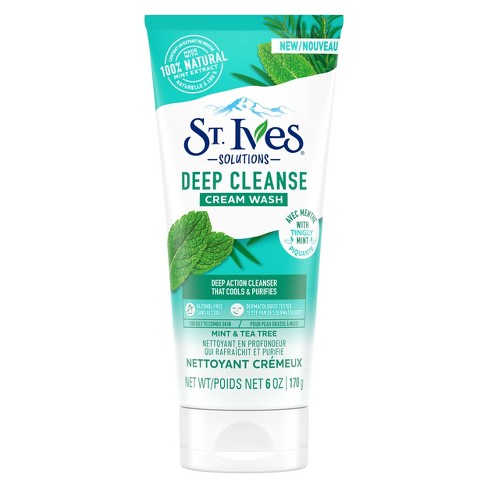 St. Ives Mint & Tea Tree Deep Cleanse 3-in-1 Daily Astringent Face Toner -  8.5 fl oz