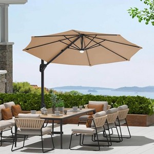 GustoWave Rotating 10Ft Patio Umbrella for Pool, Deck, Garden - 1 of 4