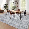 Machine Washable Modern Area Rug Geometric Distressed Non Slip Stain Resistant Non Shedding Pet Friendly Rugs for Living room Bedroom Kitchen - 3 of 4