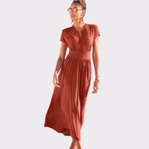 Women's Zip Up Dress - LASCANA - 1 of 4