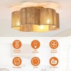 21" Farmhouse Gold Bladeless Smart Ceiling Fan with Light and Remote - 2 of 4