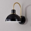 Mitzi Camille 1 - Light Sconce in  Aged Brass/Glossy Black - 2 of 3