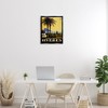 Stupell Industries Vintage Tropical Travel Ad Black Framed Floater Canvas Wall Art - 2 of 4