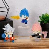Dragon Ball Super Goku Black Super Saiyan Rose Nanoblock Character Collection Series Constructible Figure - 3 of 4