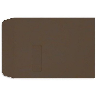 LUX 9" x 12" Open End Window Envelopes Smoke Gray LUX-1590-17-50