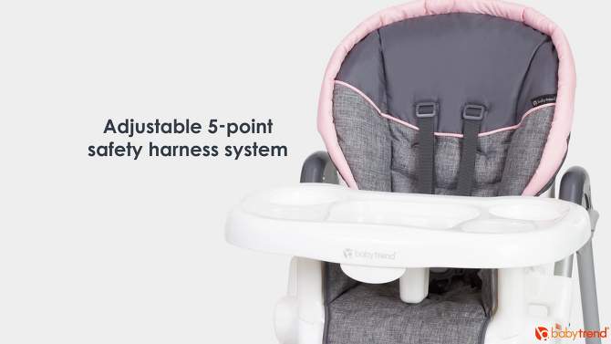 Baby Trend Dine Time 3-in-1 High Chair - Starlight Pink, 2 of 9, play video