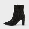 Women’s Gloria Low Shaft Heeled Rhinestones Boots with Memory Foam Insole – A New Day™ - 2 of 3