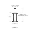 Capital Lighting Brennen 4 - Light Chandelier in  Black Iron - 2 of 4