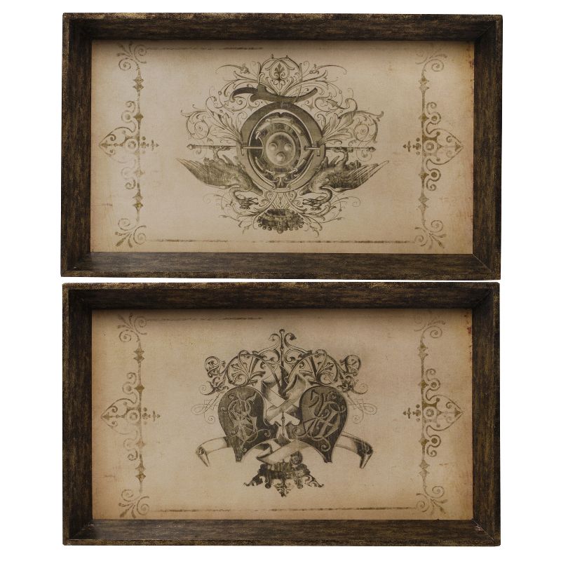 Decorative Trays - Set of 2 - A&B Home, 1 of 5