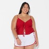 Women's Game Day Flyaway Woven Tank Top - Wild Fable™ - 2 of 3