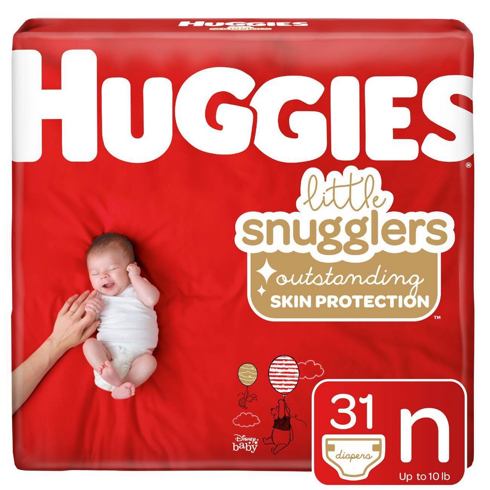 UPC 036000407976 product image for HUGGIES Little Snugglers Diapers Jumbo Pack Size Newborn (32 Count) | upcitemdb.com