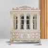 75" Dresden Hutch Tops Bone White Finish - Acme Furniture - 2 of 4