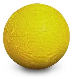 Swim Central 7" Shark Bites Grip Balls Geometric Pattern Swimming Pool Toy - Yellow - 1 of 2