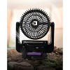 Airbro RXF-20 Rechargeable Portable Fan, Bluetooth® Speaker, and 3-Band Radio in Black - 2 of 4