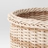 Tapered Outdoor Variegated Manmade Rattan Decorative Basket - Threshold™ designed with Studio McGee - image 3 of 3