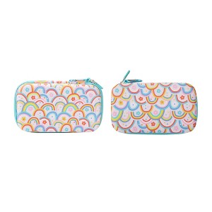 Rainbow Collage EVA Hard-Side Utility Case With Carabiner - 1 of 4