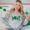 Simply Sage Market Women's Graphic Sweatshirt Love Clover St. Patrick's Day - 2 of 3